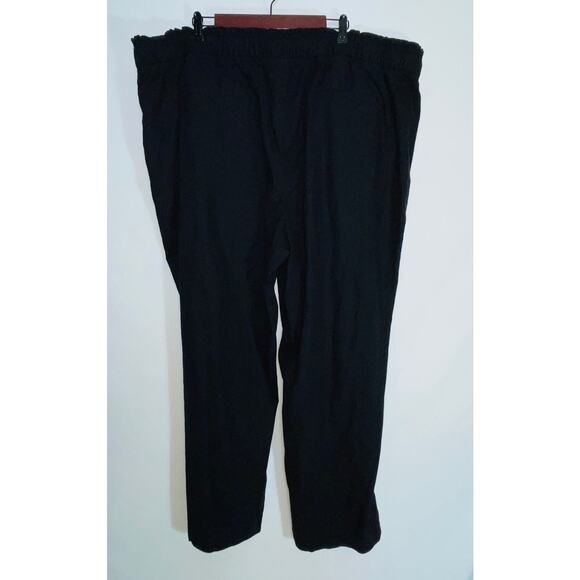 Lane Bryant Linen Blend Pants - Women's Size 28 - 53% Linen/45% Rayon/2% Spandex - Picture 2 of 10